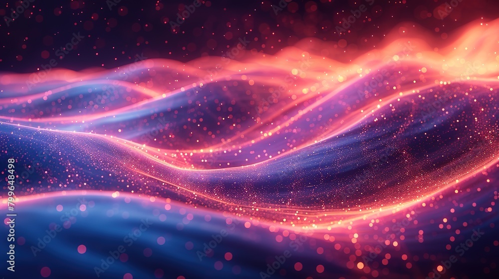 Futuristic tech wallpaper featuring abstract blue light bands intertwined with geometric shapes, embodying surrealism Futuristic tech wallpaper featuring abstract blue light bands intertwined with geometric shapes, embodying surrealism