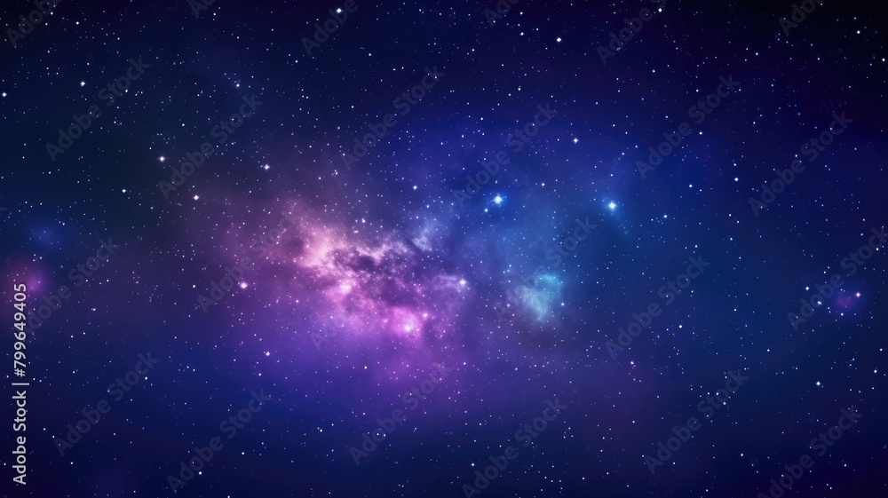 Fototapeta premium Galactic Dance of Colors