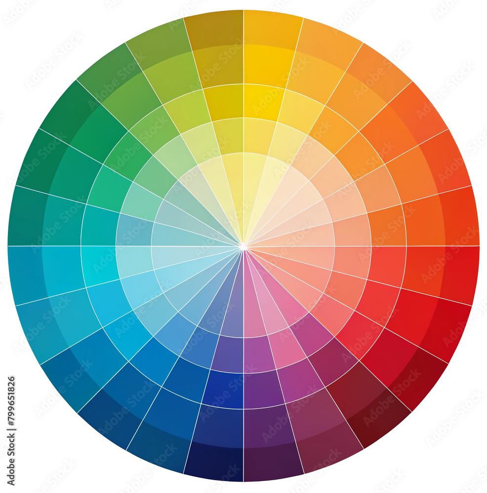 Obraz premium color palette guide, generative ai