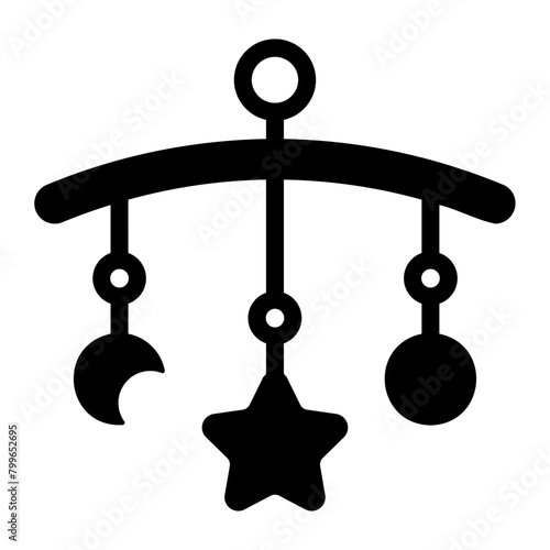 crib toy Solid icon
