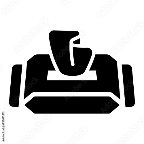 wet wipes Solid icon