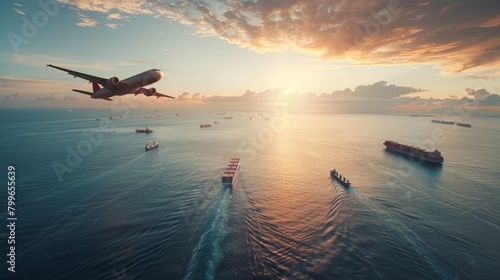 portraying cargo planes as the lifelines of interconnected economies