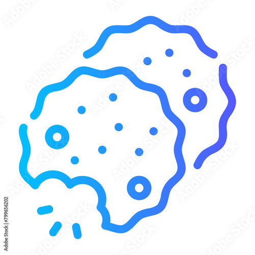biscuit Line Gradient Icon