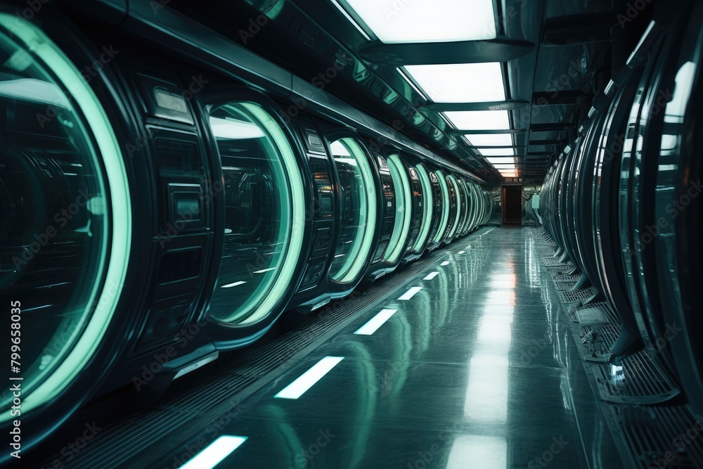 Haunted Spaceship: Ghosts haunting the corridors of a futuristic spaceship. Haunted Spaceship: Ghosts haunting the corridors of a futuristic spaceship.