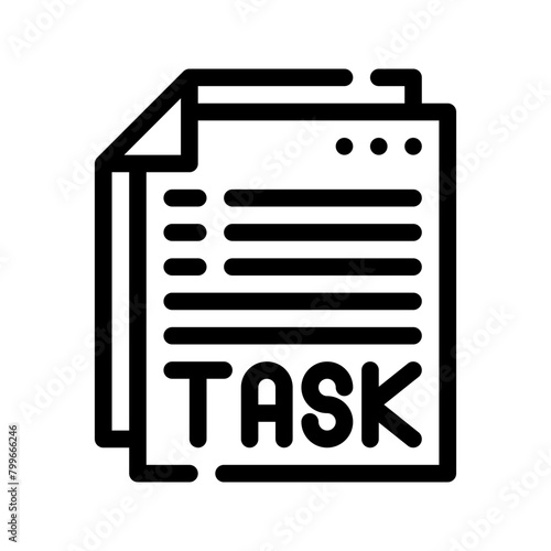 task line icon