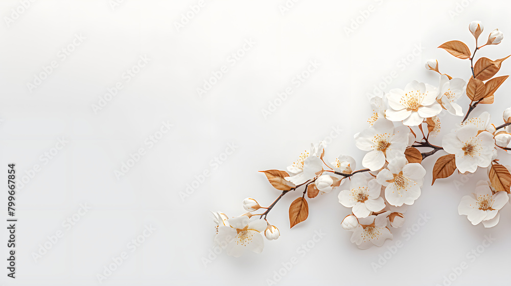 Digital white flowers border plant abstract graphic poster web page PPT background Digital white flowers border plant abstract graphic poster web page PPT background