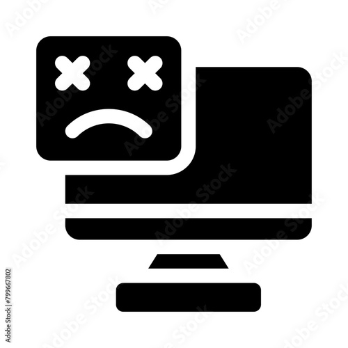 problem glyph icon