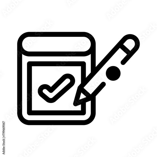 pen line icon