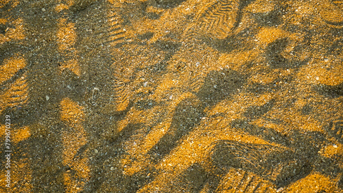 Richly Textured Background of Brown Sand