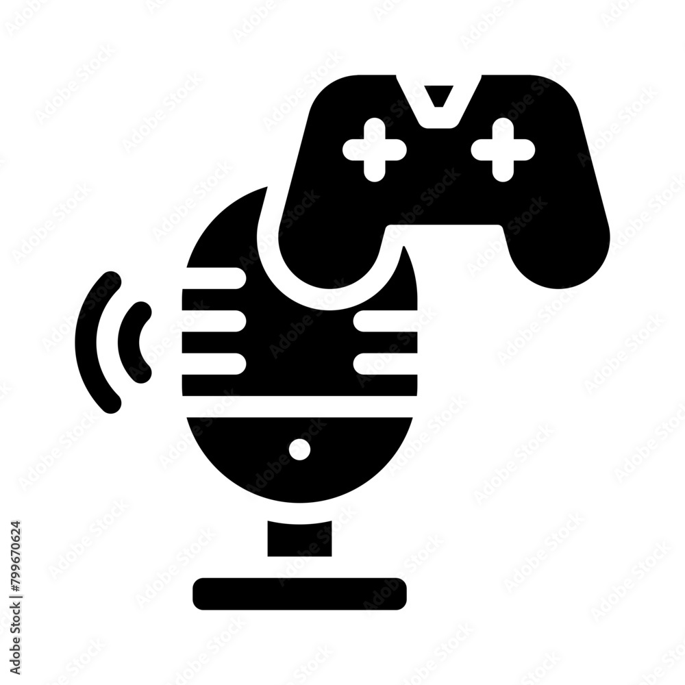 gamer glyph icon gamer glyph icon