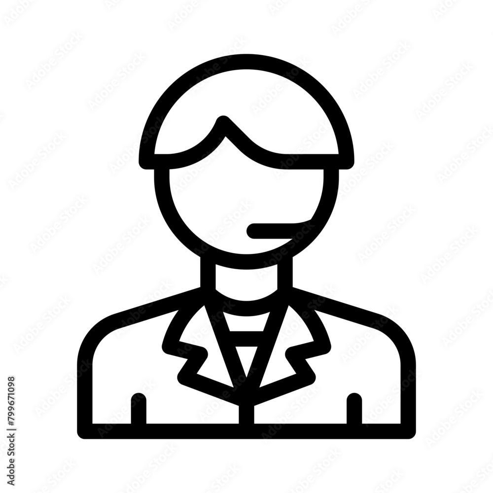 call center line icon call center line icon