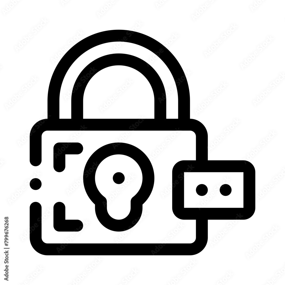 password line icon password line icon