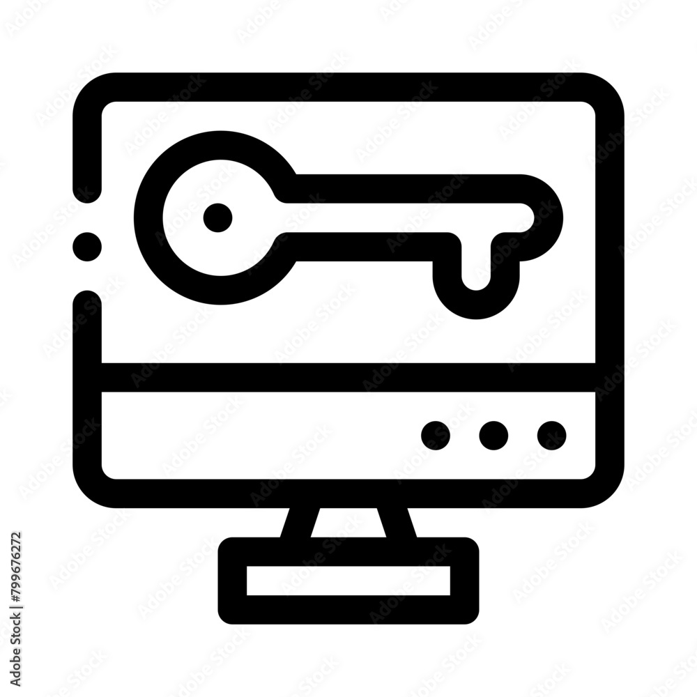 screen line icon screen line icon