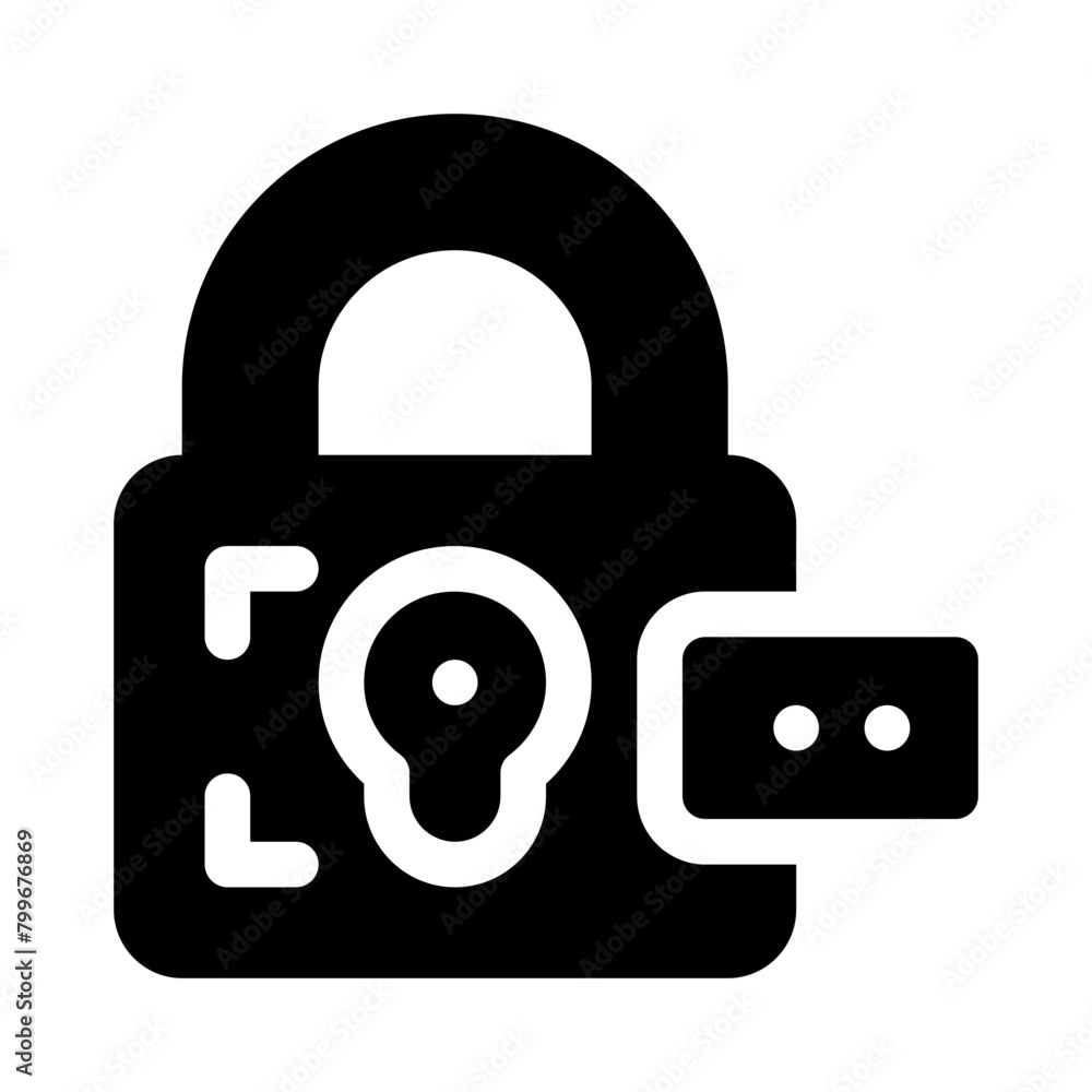 password glyph icon