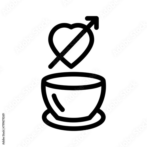 coffee line icon