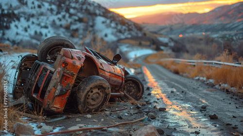 A car accident occurred on ...