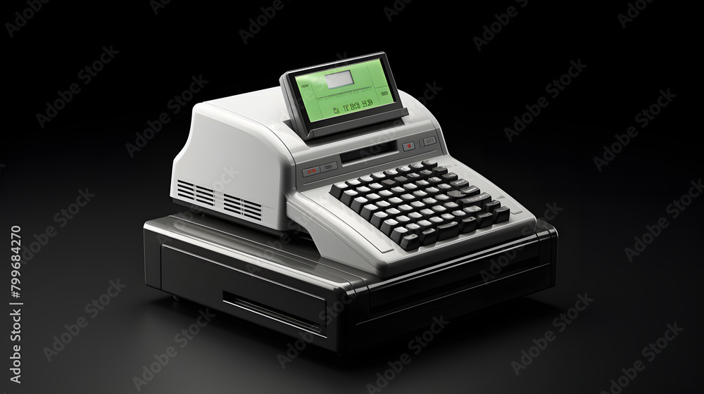 Cash register icon Barcode Icon 3d Cash register icon Barcode Icon 3d