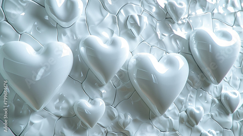 beautiful heart shape backg...