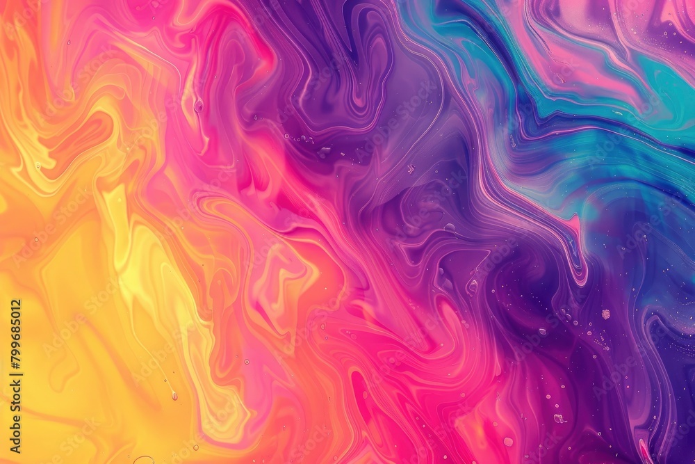 Abstract Liquid paint effect blurred gradient overflow waves grainy background texture. Colorful digital Grain Texture overlay. Lo-fi effect vintage retro design. Texture Wallpaper - generative ai Abstract Liquid paint effect blurred gradient overflow waves grainy background texture. Colorful digital Grain Texture overlay. Lo-fi effect vintage retro design. Texture Wallpaper - generative ai