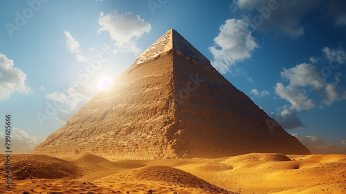 landscape of pyramids