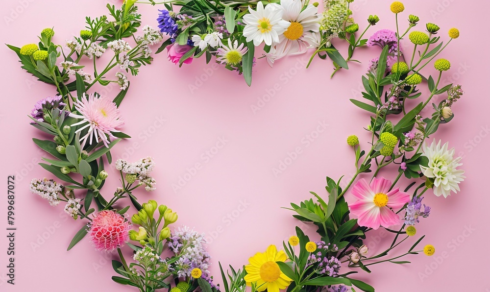 Obraz premium 꽃하트