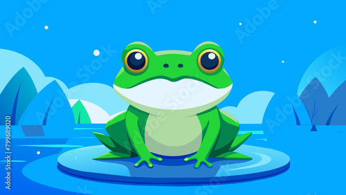 Kawaii frog, minimalist, cute, Cute minimalist: adorable rana. Rana estilo kawaii: milota minimalista.El amigo de la rana: una ilustración minimalista para niños