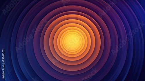 Abstract background with concentric circles