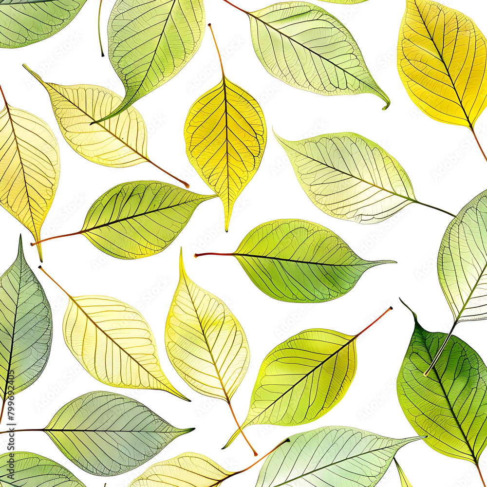 abstract pattern of fresh tree leaves on clean isolated background abstract pattern of fresh tree leaves on clean isolated background