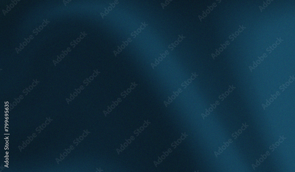 Abstract Blue Gradient Background with Glowing Noise, Grainy Texture Effect, Copy space
