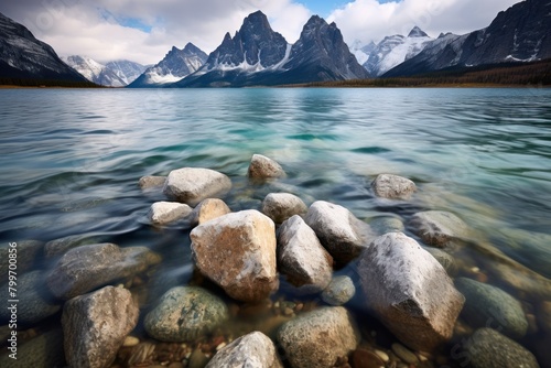 Serene mountain lake landscape © Balaraw