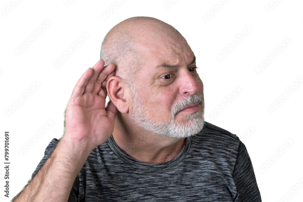 portrait adult man bald white beard face expression happy thoughtful male model gentleman in black clothes image. portrait adult man bald white beard face expression happy thoughtful male model gentleman in black clothes image.