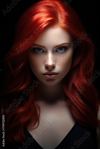 Captivating Redhead Portrait