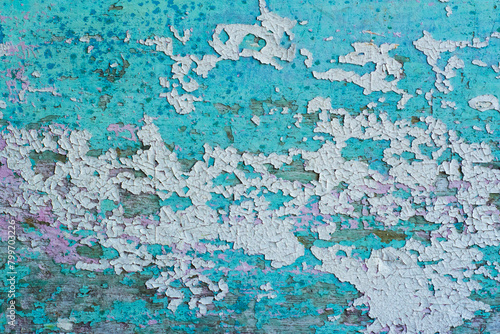 fondo de madera abstracto de color azul y blnaco con textura viejo photo