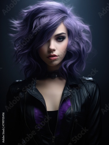 Edgy Punk Rock Hairstyle
