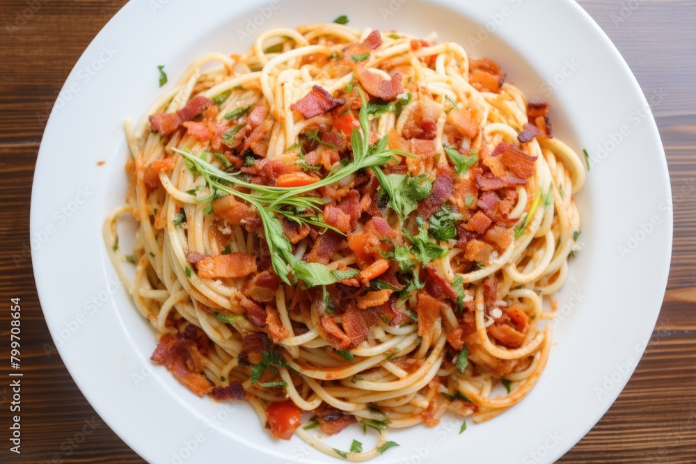 Delicious Spaghetti Carbonara Dish
