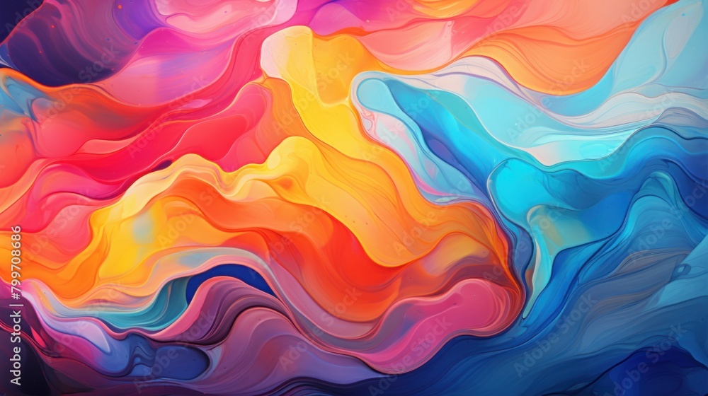 Vibrant abstract fluid art background Vibrant abstract fluid art background