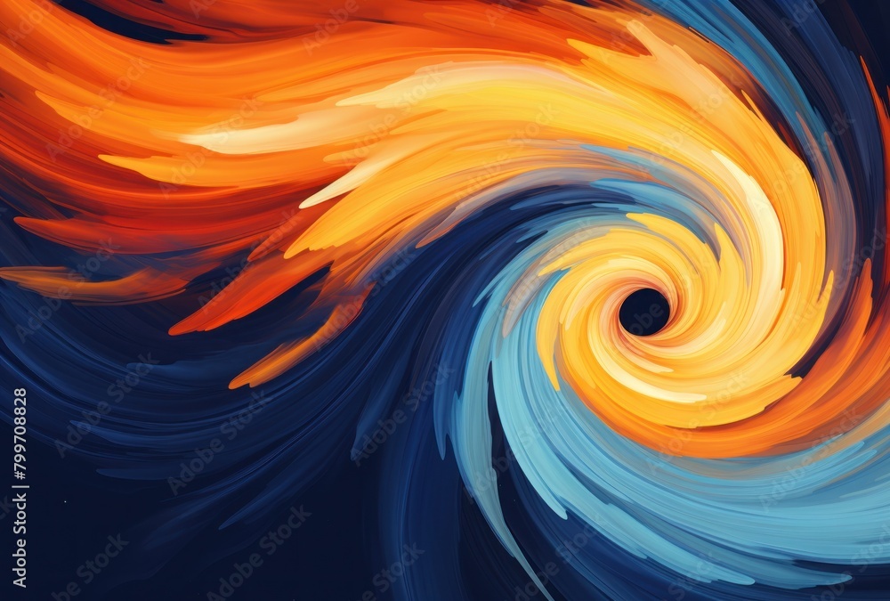 Vibrant Swirling Abstract Art Vibrant Swirling Abstract Art