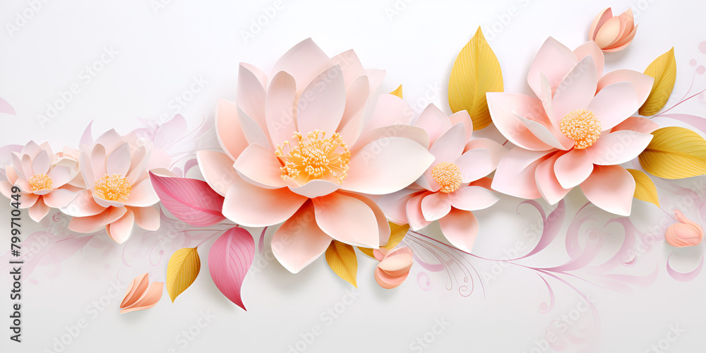 Delicate abstract floral background Flowers backdrop for holiday design wallpapers postcardds
