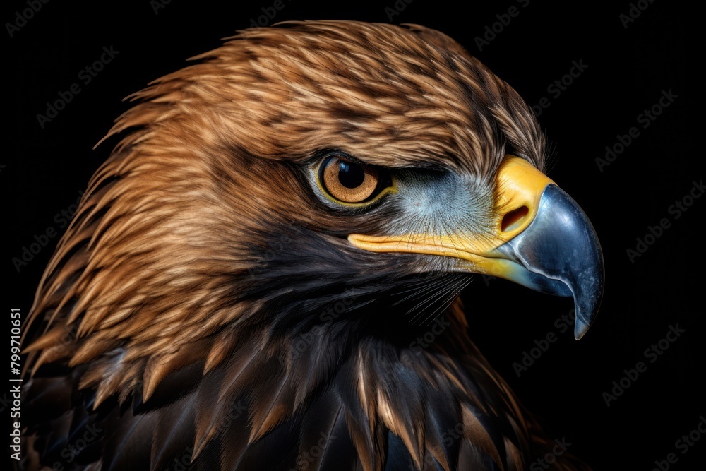 Fototapeta premium Majestic eagle close-up portrait