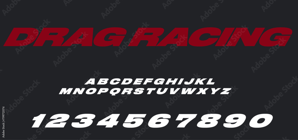 Drag Racing lettering vector graphic apparel clothing prints eps svg ...