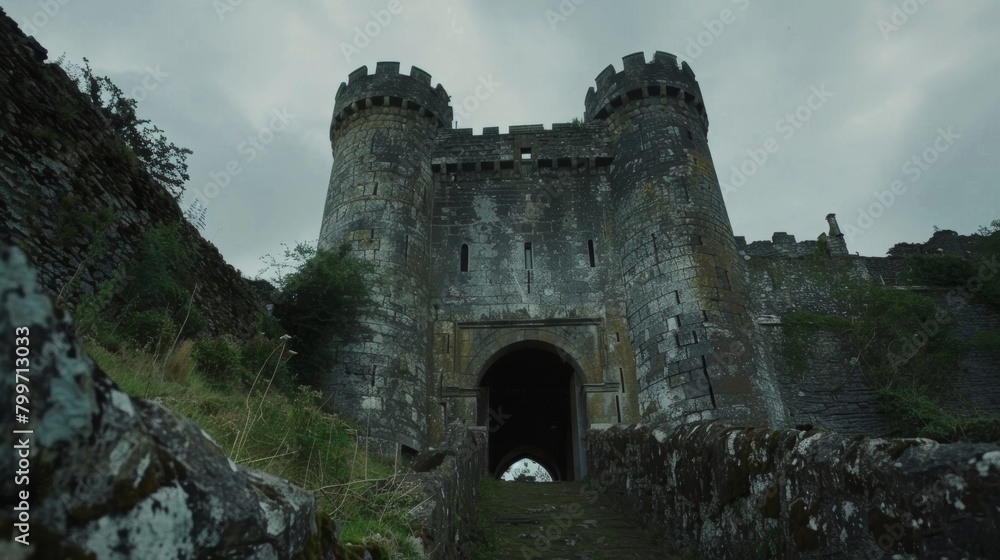 As you approach the gates your anticipation builds wondering what incredible sights await beyond the castles walls.. As you approach the gates your anticipation builds wondering what incredible sights await beyond the castles walls..
