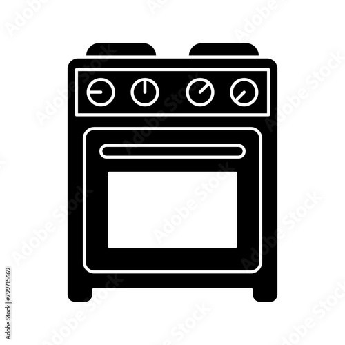 Stove oven icon design. Stove icon. cooking symbol color editable
