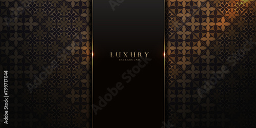 Luxurious Elegant Black and Gold Geometric Design, Abstract Elegance for HD Wallpaper, Web, and More, Stylish Graphics for Cover Design, Menu Templates and Web Graphics