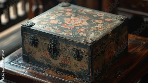 Explore the cultural significance of the box and its contents. How does it reflect society?