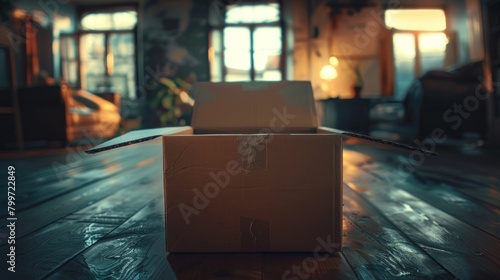 Imagine you're opening the box. What's the first thing you see? Write about that moment.