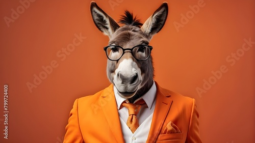 Donkey Chic: Sunglasses, Hats & Headphones Galore, Funny Donkey Suit: Stylish Sunglasses & Headphone Edition, Dapper Donkey Fashion: Sunglasses, Hats, and Hip Headphones, Sunglasses, Hats, and Head 