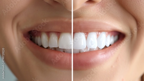 Smile Makeover TransformationConclude with a beforeandafter scenario showcasing a smile makeover transformation, where a person undergoes cosmetic dental procedures such as teeth whitening, veneers, o