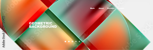 An artistic geometric pattern featuring pink, magenta, and orange rectangles in symmetrical arrangement on a white background. Inspired by terrestrial plant petals and tints and shades