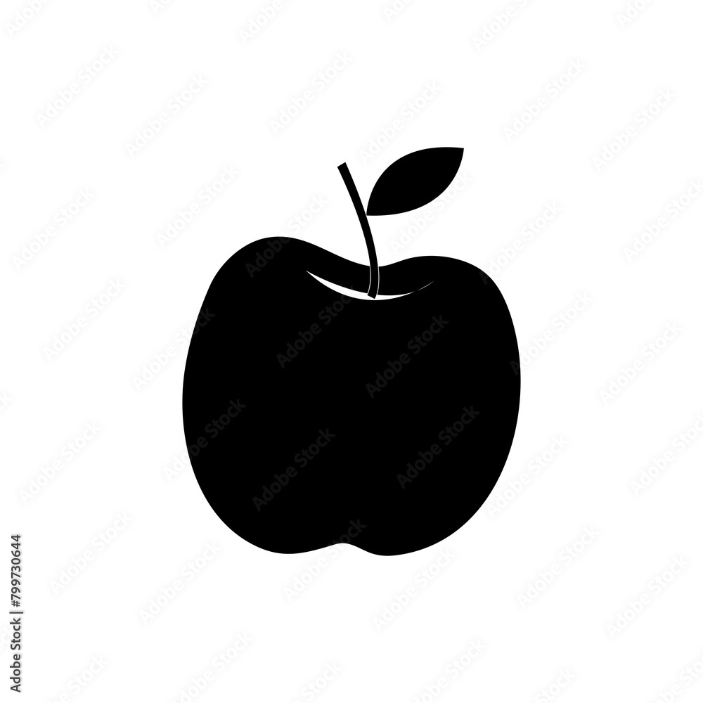 Fototapeta premium apple icon.vector flat trendy style illustration for web and app..eps