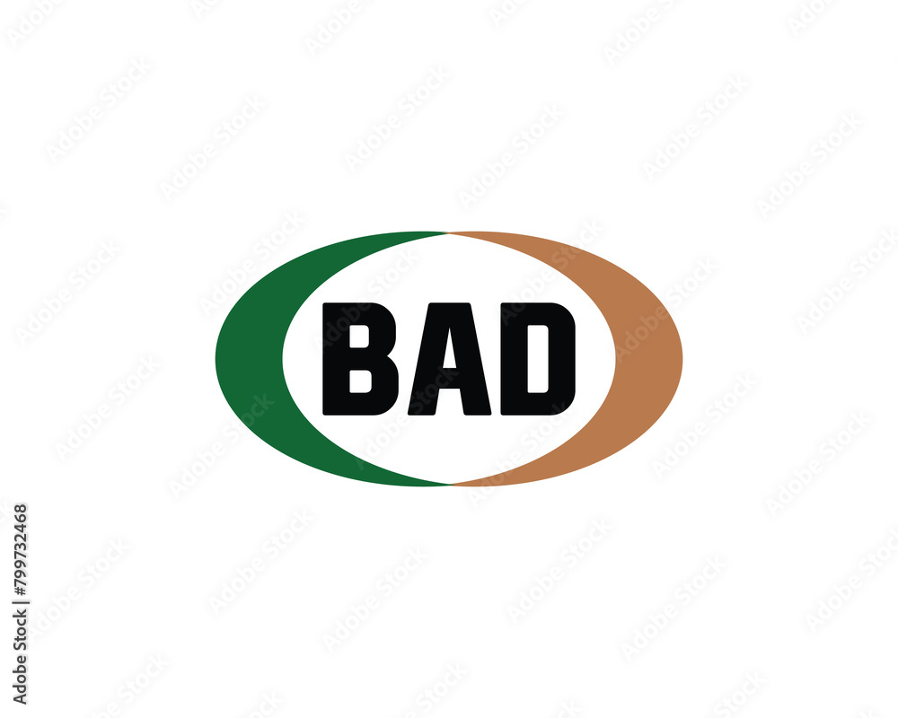 BAD logo design vector template BAD logo design vector template